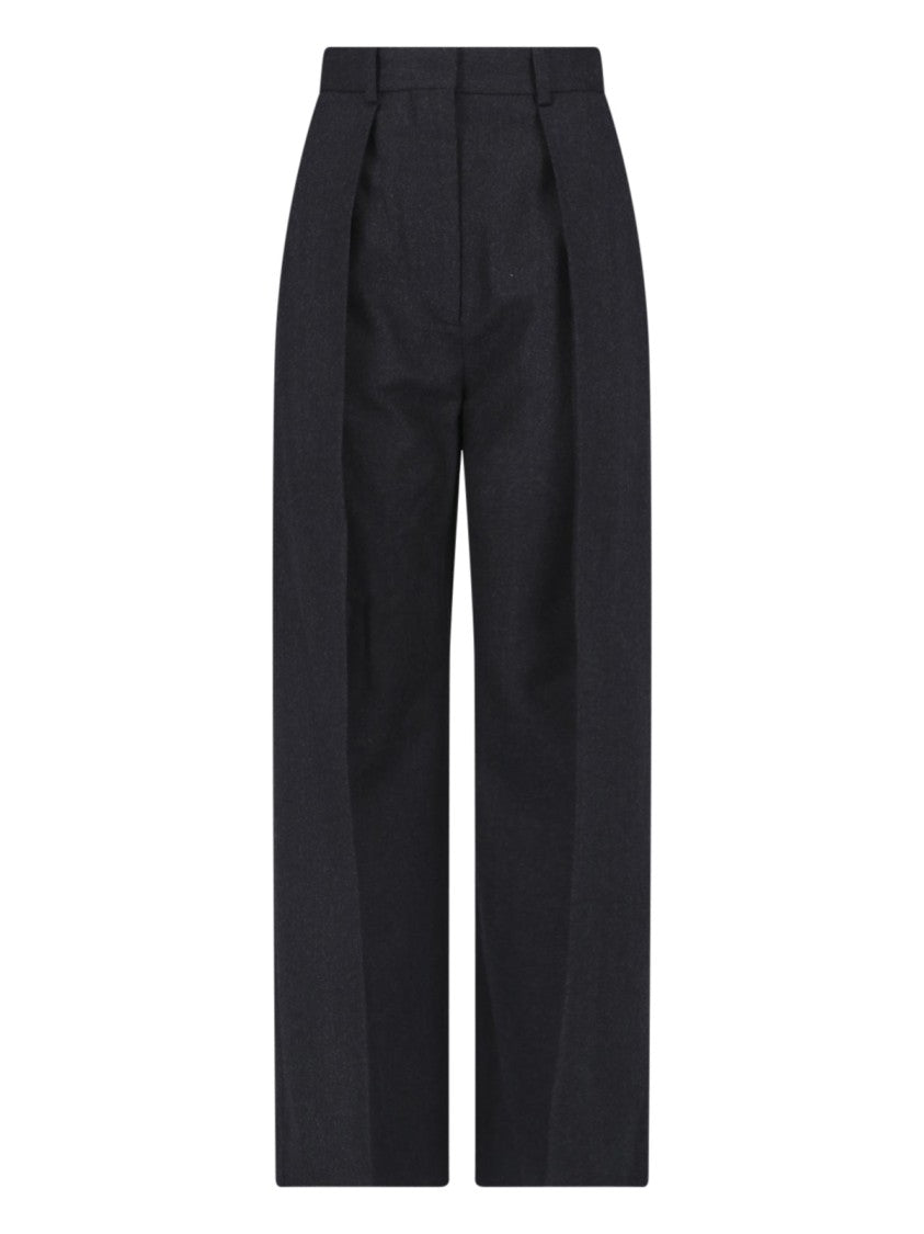 Victoria Beckham Tailored Straight-Leg Trousers With High Waist