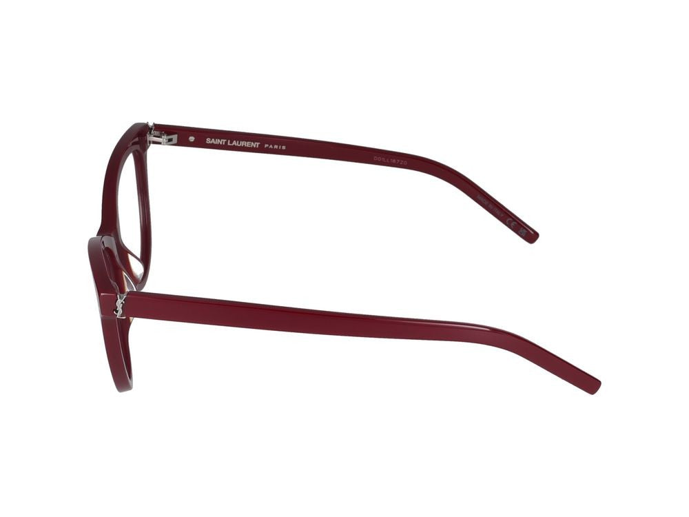 Saint Laurent Eyeglasses Sl M164 011 Burgundy Burgundy Tra 53/17/145