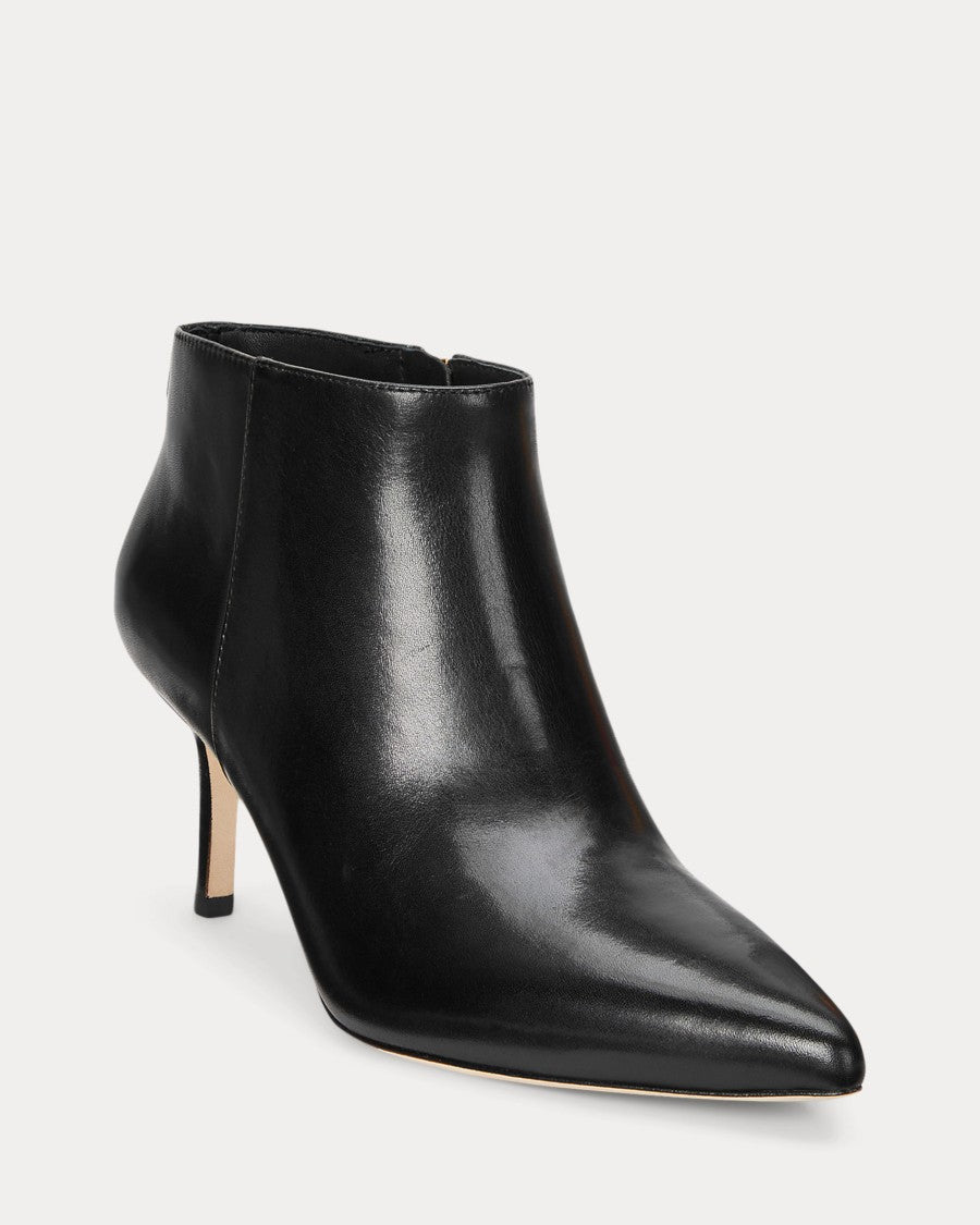 Lauren Ralph Lauren Pointed Toe Ankle Boot With Stiletto Heel