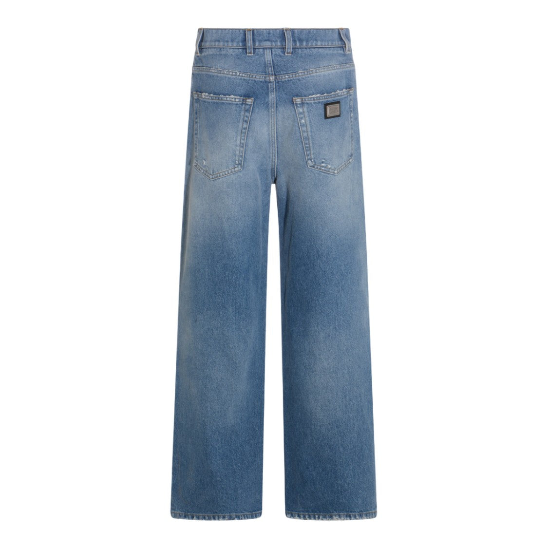 Dolce & Gabbana Straight-Leg Jeans With Crystal Embellishments