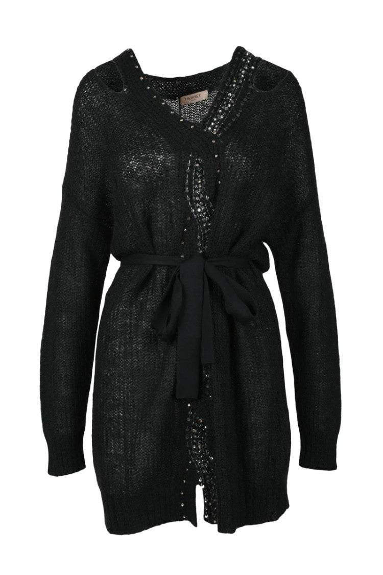 Twin-Set Knit Dress - Black