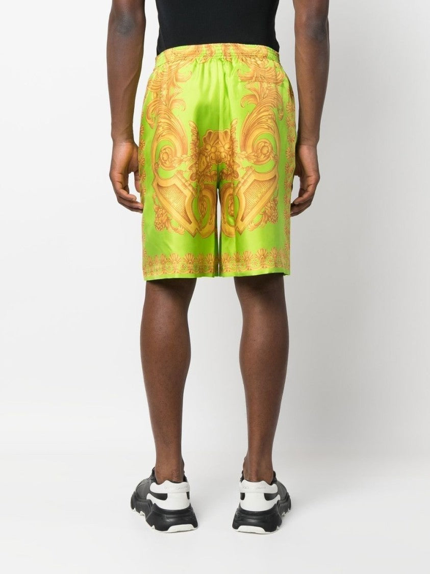 Versace Knee-Length Silk Shorts
