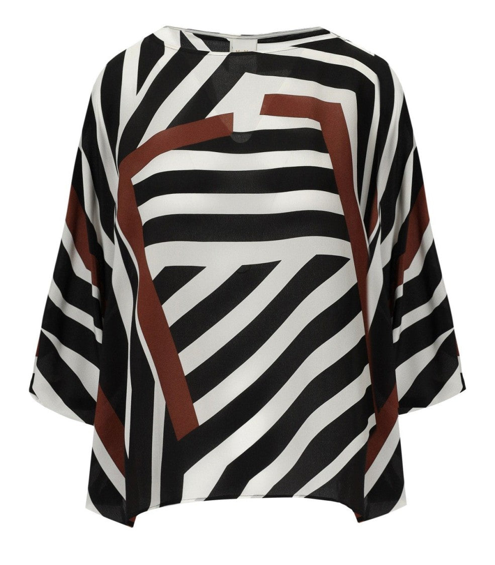 Max Mara Beachwear Camino Kakao Blouse
