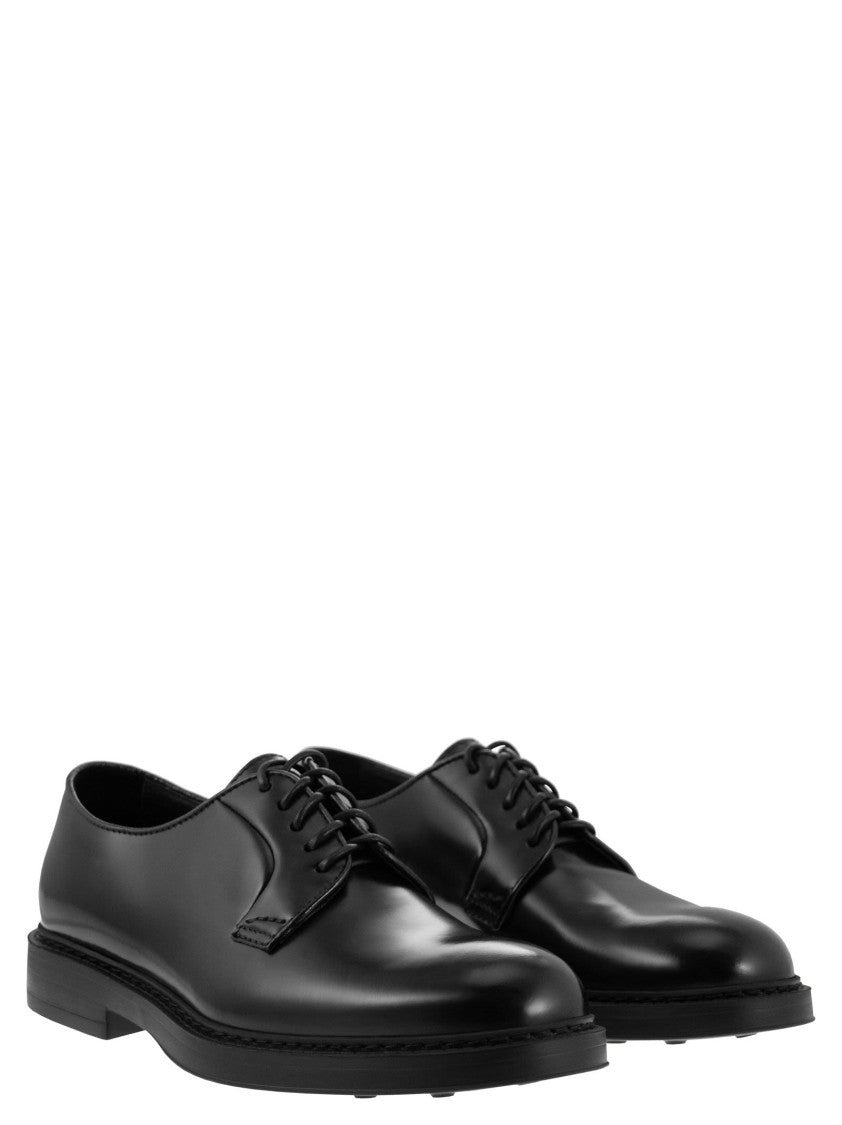 Doucal's Leather Derby Lace-Up