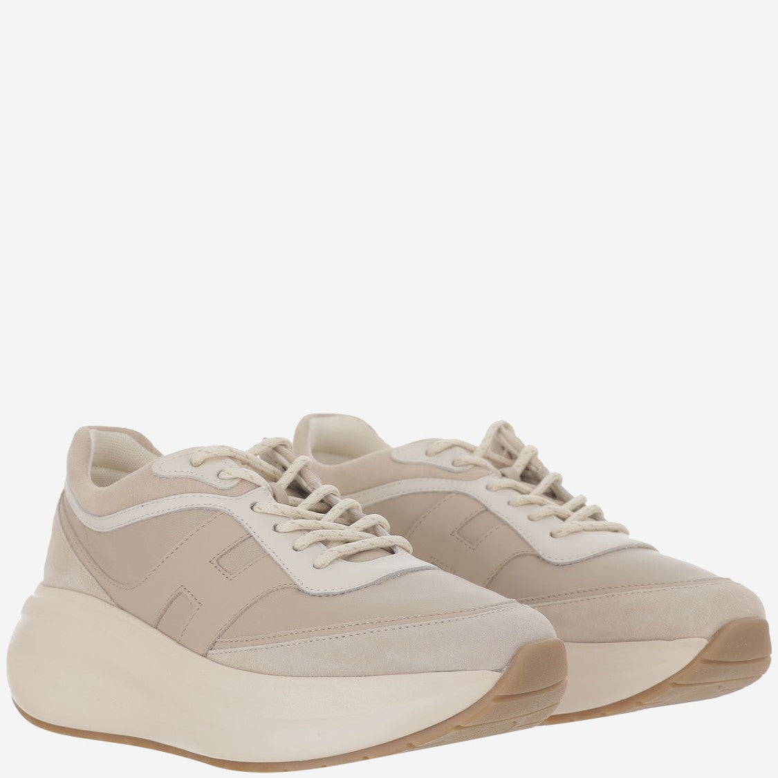 Hogan Beige H696 Sneakers