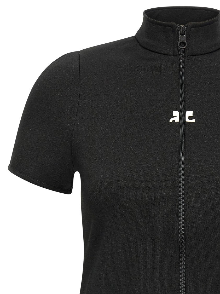 Courrèges 'Interlock Zipped' Top