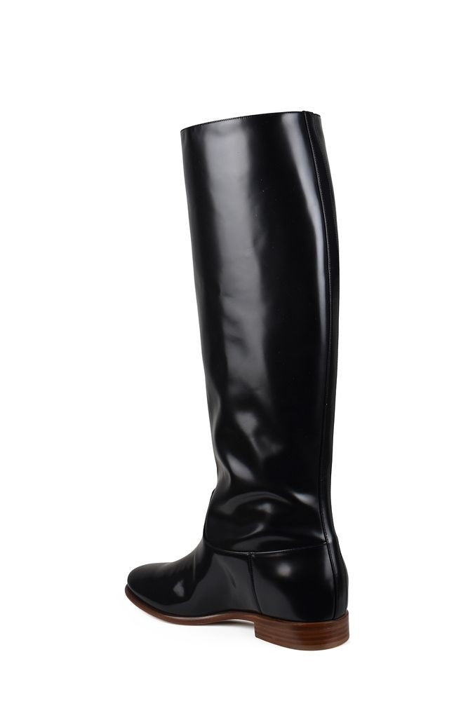 Gabriela Hearst Tall Boots In Glossy Patent Leather