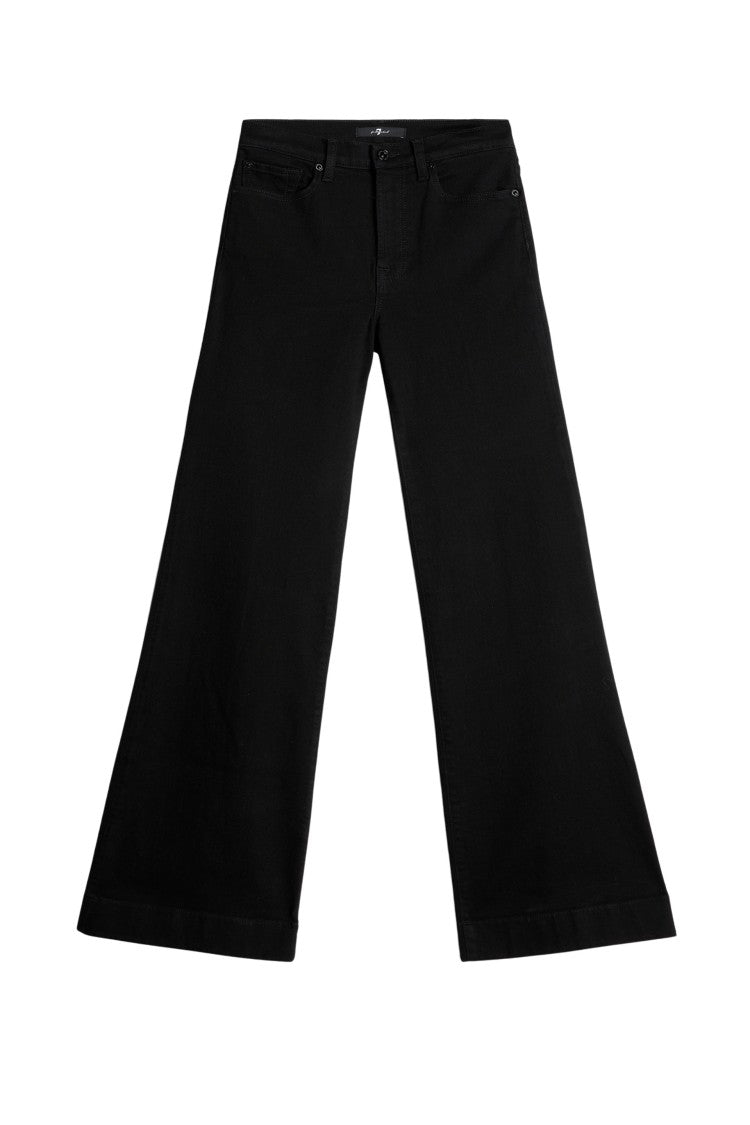 7 For All Mankind Slim-Fit Flared Jeans With High Waist