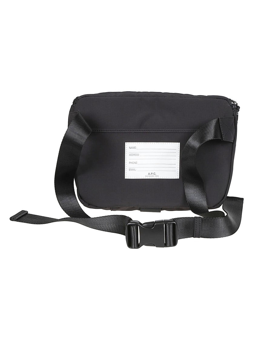A.P.C. Trek Black Polyamide Belt Bag