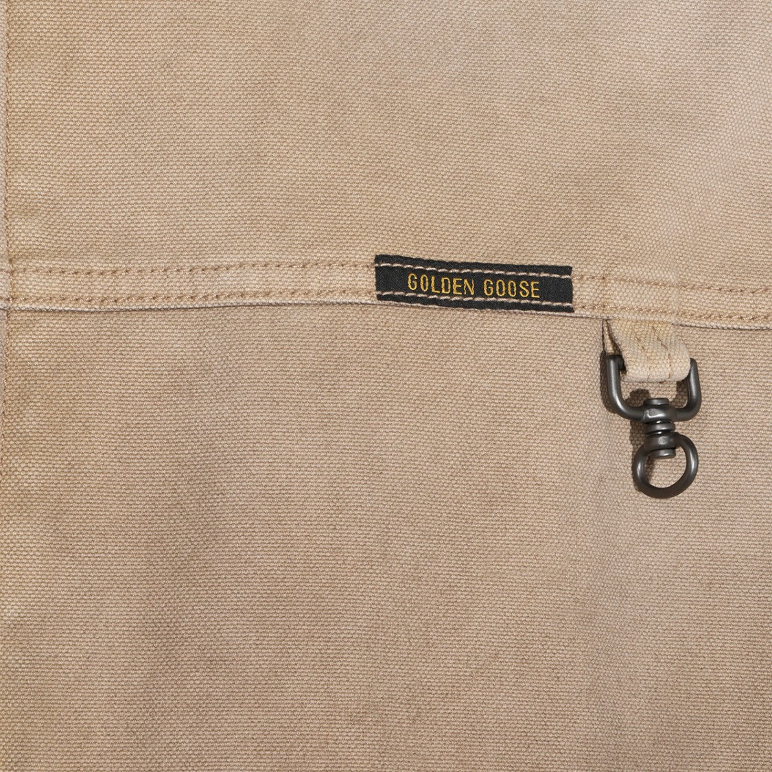 Golden Goose Classic Brown Jacket With Contrasting Collar And Distressed Accents