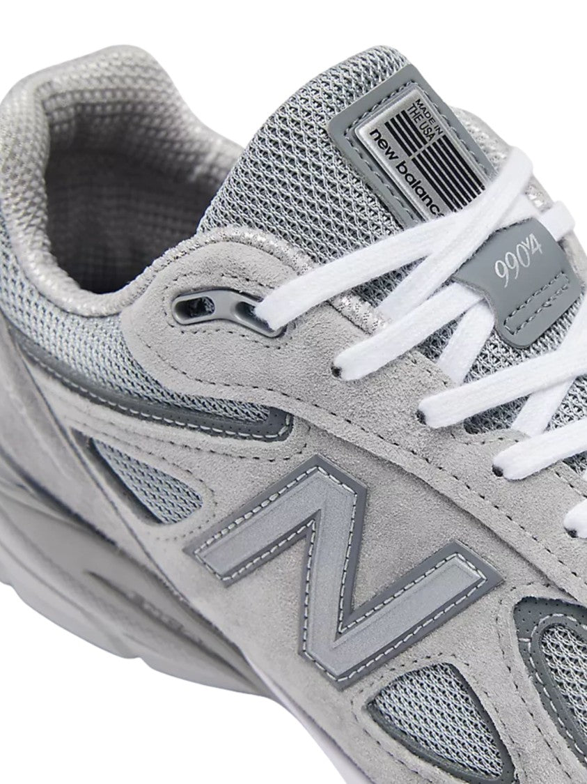New Balance Grey Suede Mesh 9060 Sneakers