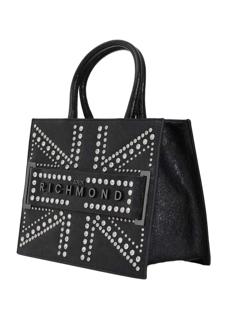 Richmond Rectangular Tote Bag With Studded Geometric Design