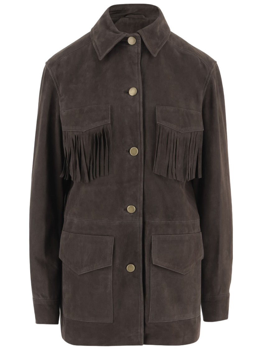 Uncommon Suede Jacket With Fringes