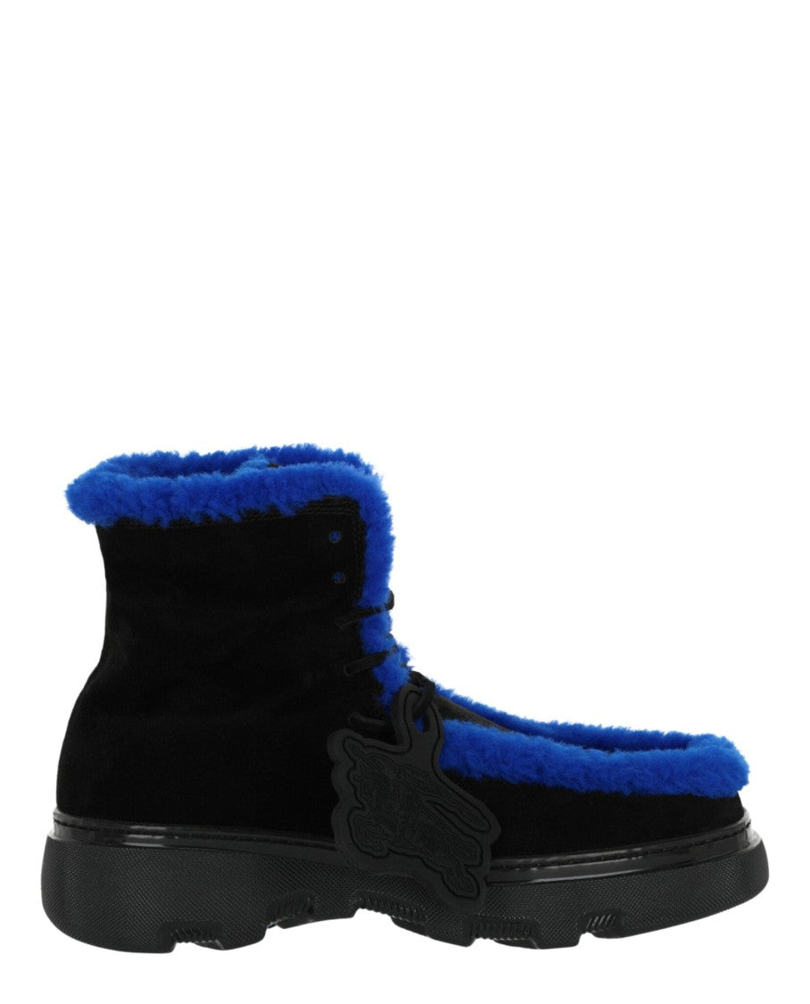 Burberry Creeper Shearling Boots