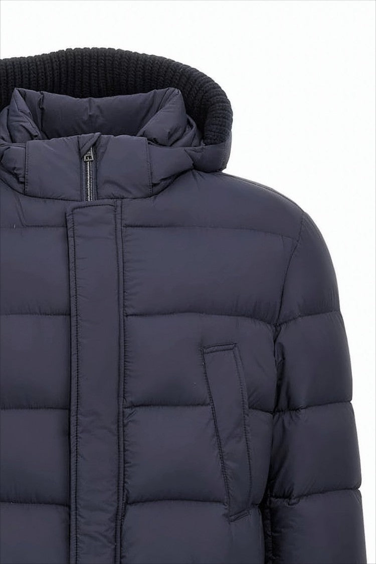 Herno Quilted Padded Down Jacket With Detachable Hood