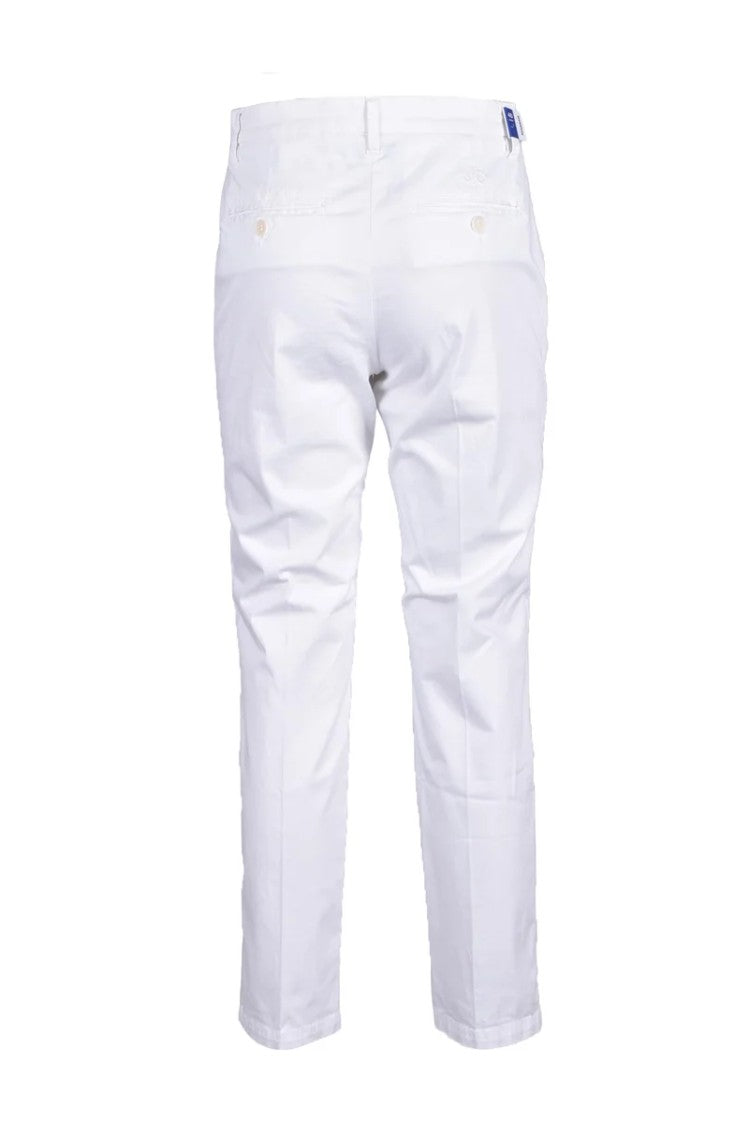 Jacob Cohen Cotton Stretch Trousers - White