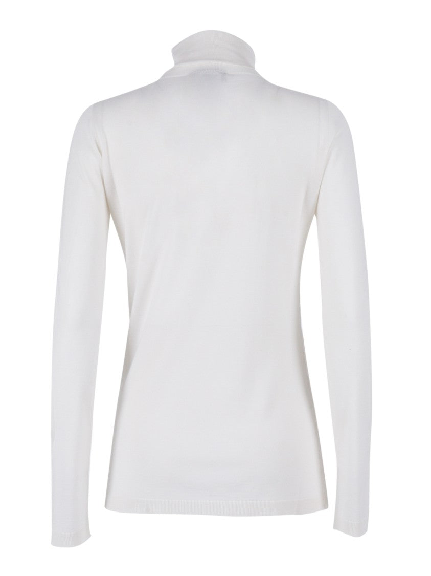 Fabiana Filippi Refined Turtleneck Sweater In Cashmere-Silk Blend