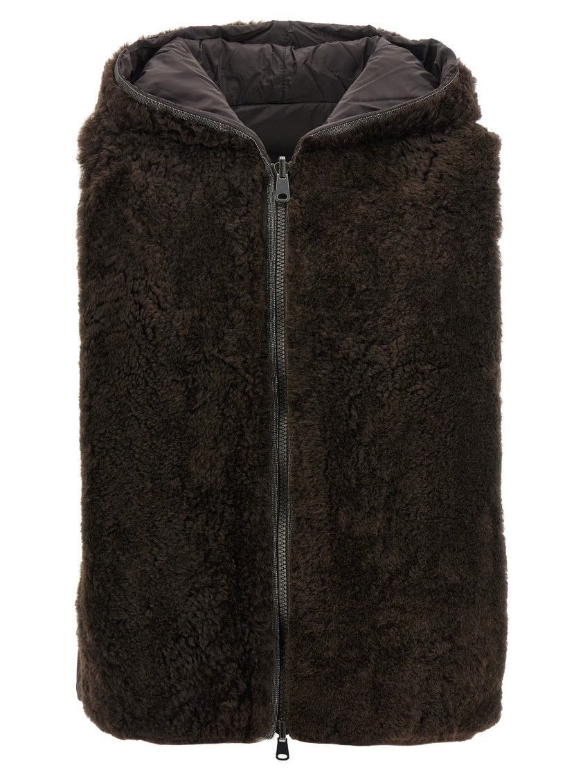 Brunello Cucinelli Monile Reversible Vest