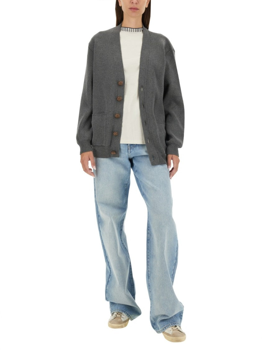 Golden Goose Oversized Grey Cardigan