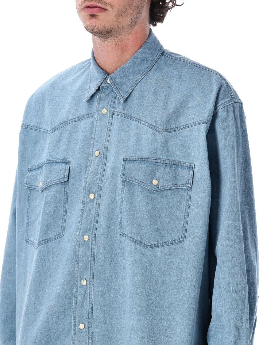Studio Nicholson Mylo Relaxed Cotton Denim Shirt