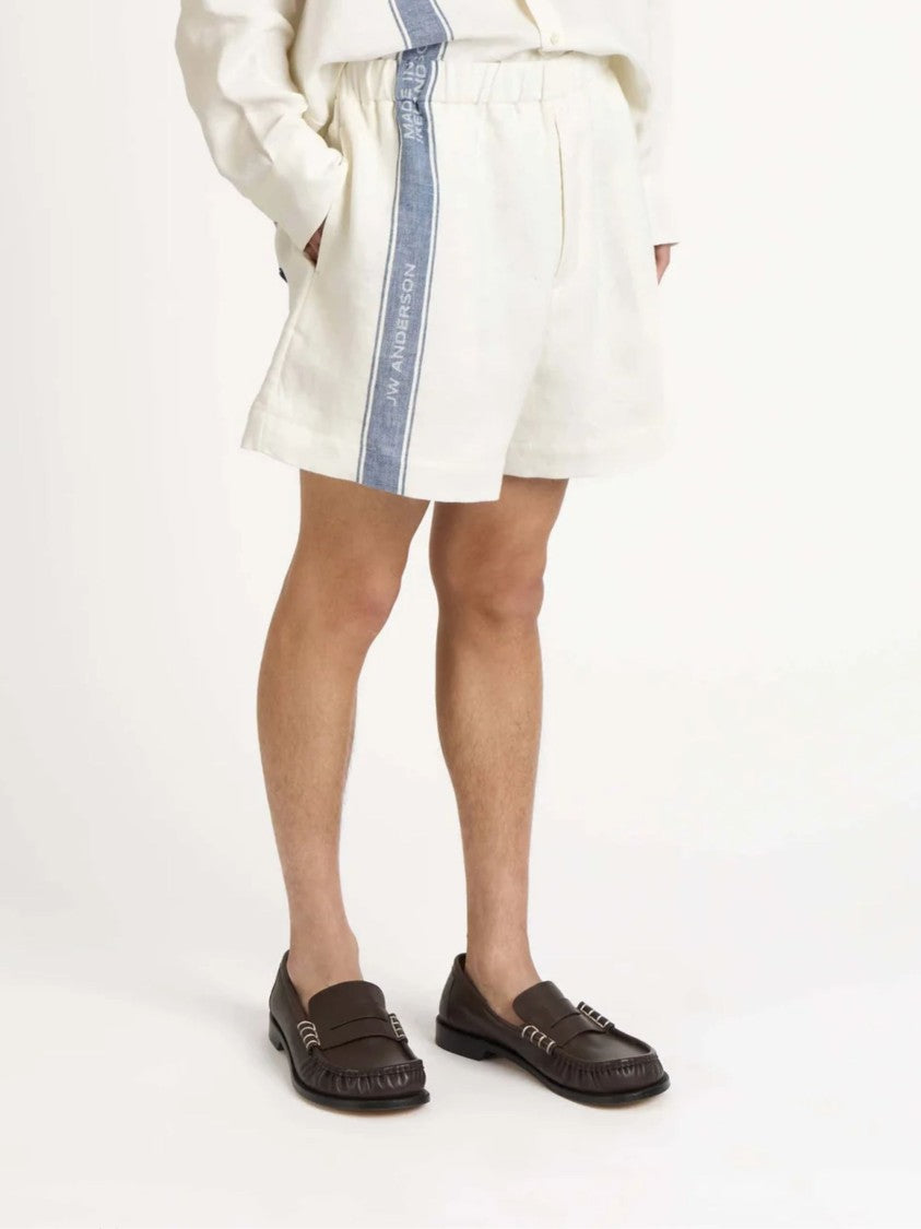 J. W. Anderson White Contrasting Stripe Shorts
