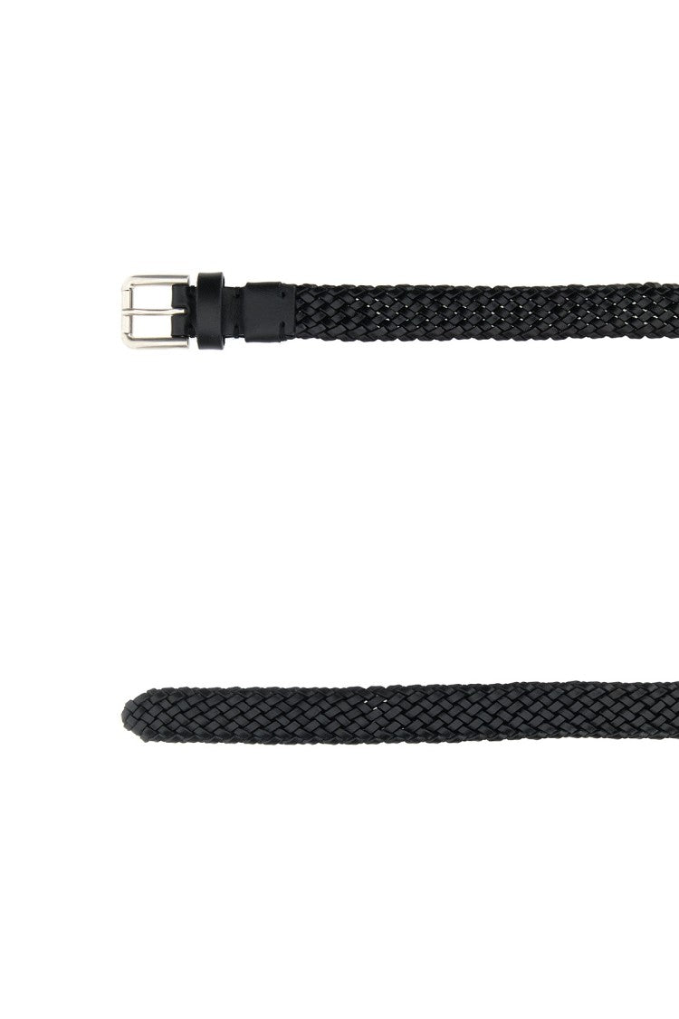 Dolce & Gabbana Black Leather Belt