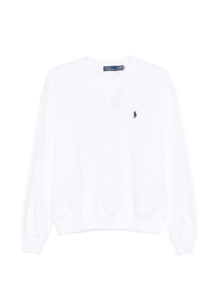 Polo Ralph Lauren Classic Crew Neck Sweatshirt In Soft Cotton-Polyester Blend