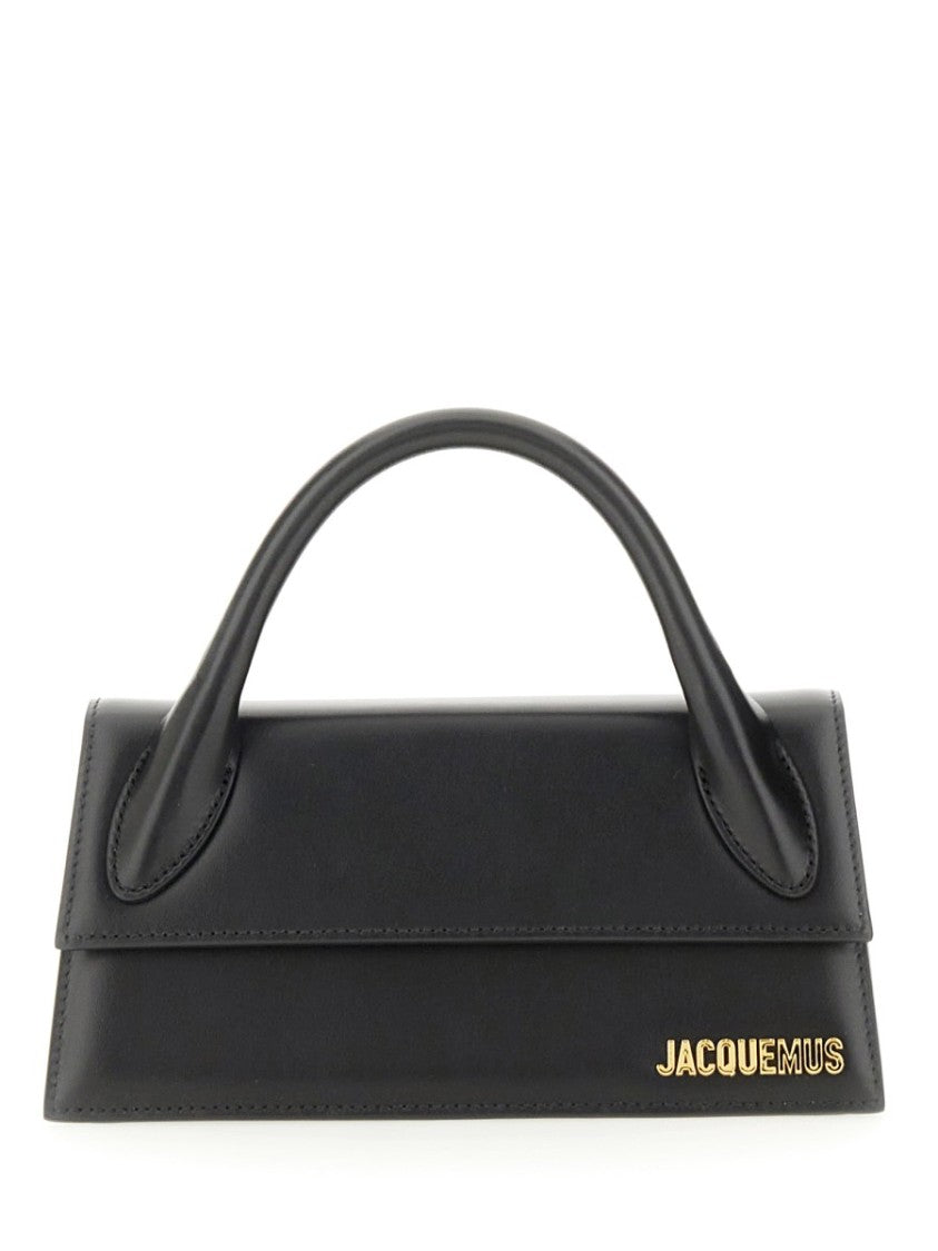 Jacquemus Black Cotton Leather Shoulder Bag