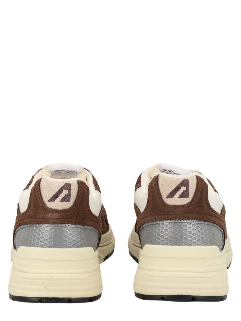 Autry Hyperway Low Suede Mesh Low-Top Sneakers