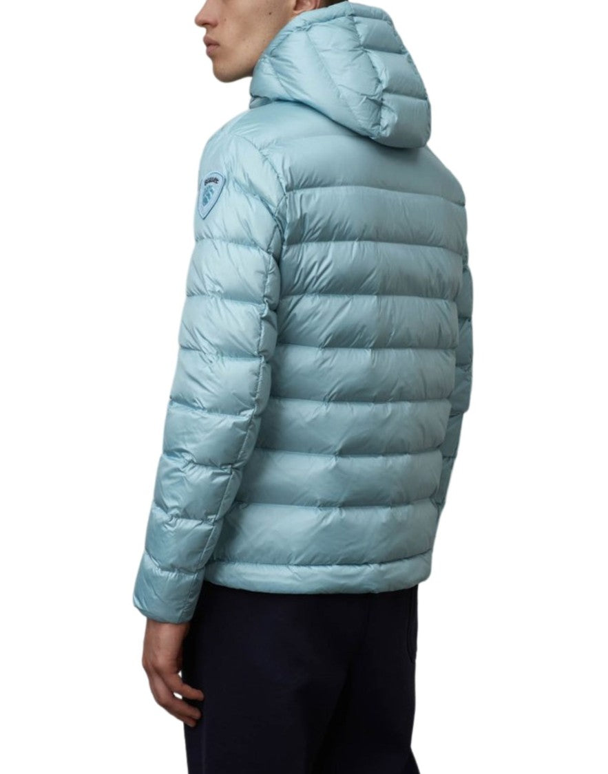 Blauer Down-Filled Nylon Jacket With Fixed Hood