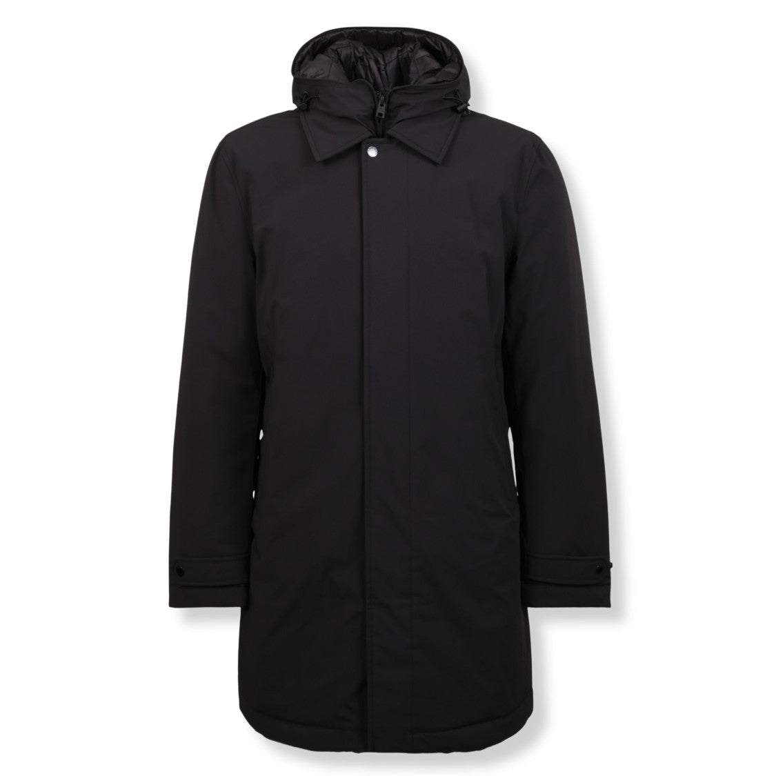 Woolrich Stretch Nylon Coat With Insulated Primaloft Padding
