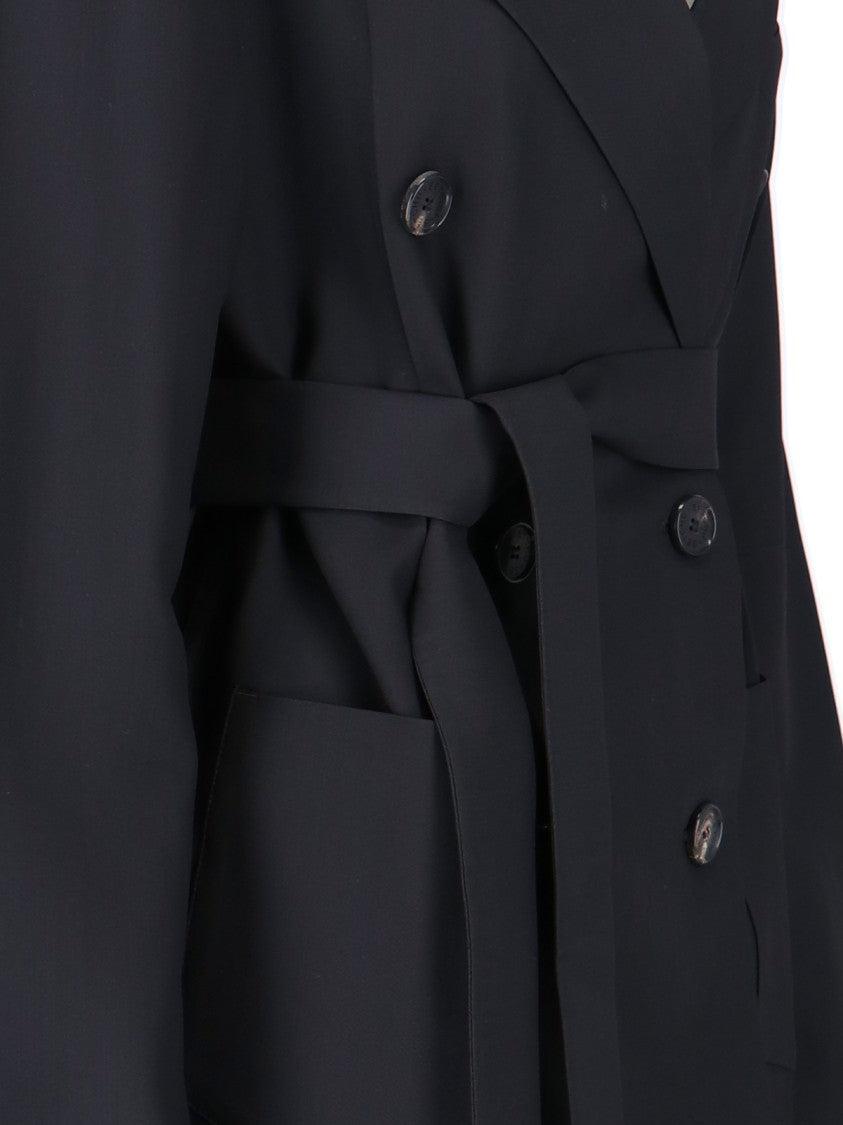 Setchu Tailored Black Jacket With Classic Collar And Streamlined Silhouette