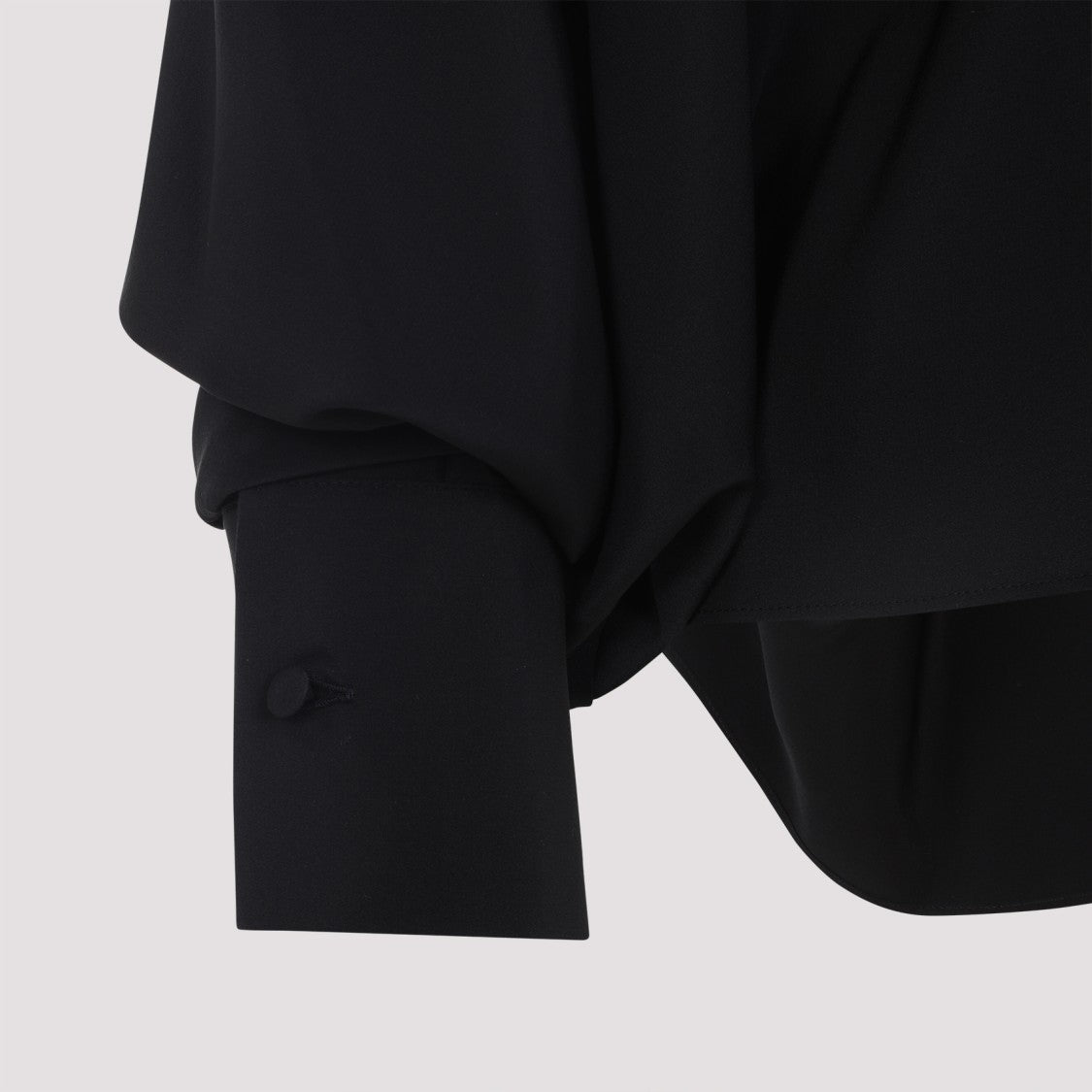 Max Mara Black Silk Leonida Blouse