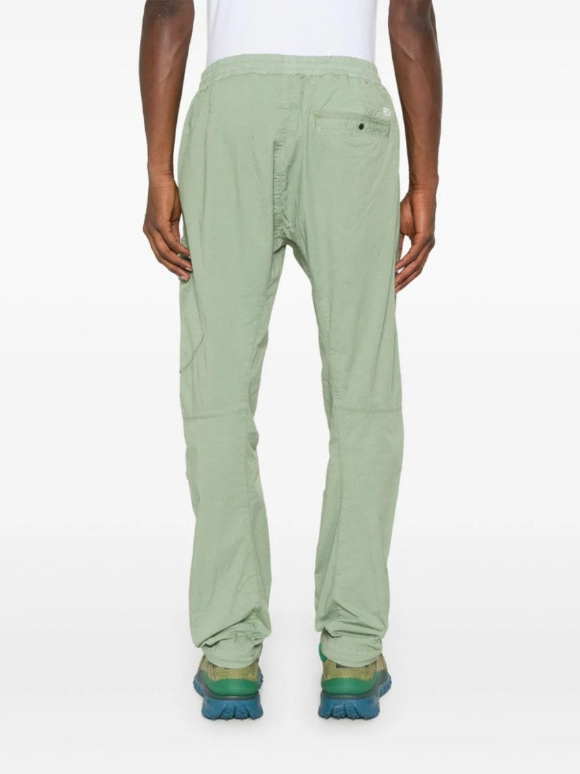 C.P. Company Sage Green Twill Stretch Cargo Pants