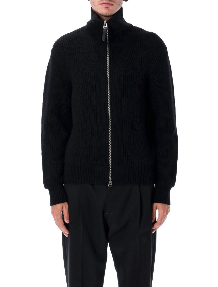 Tom Ford Wool Mohair Zip-Up Cardigan