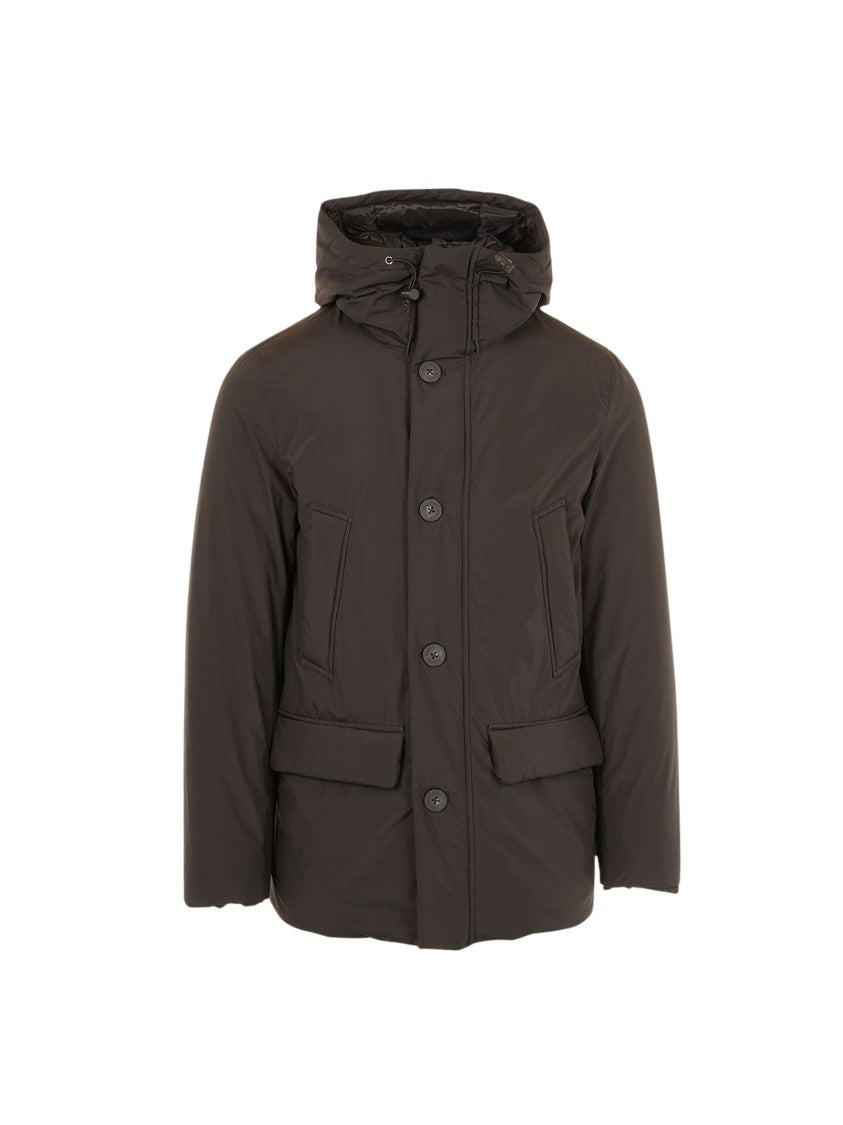 Woolrich Black Cloud Parka Padded Polyester Down Jacket
