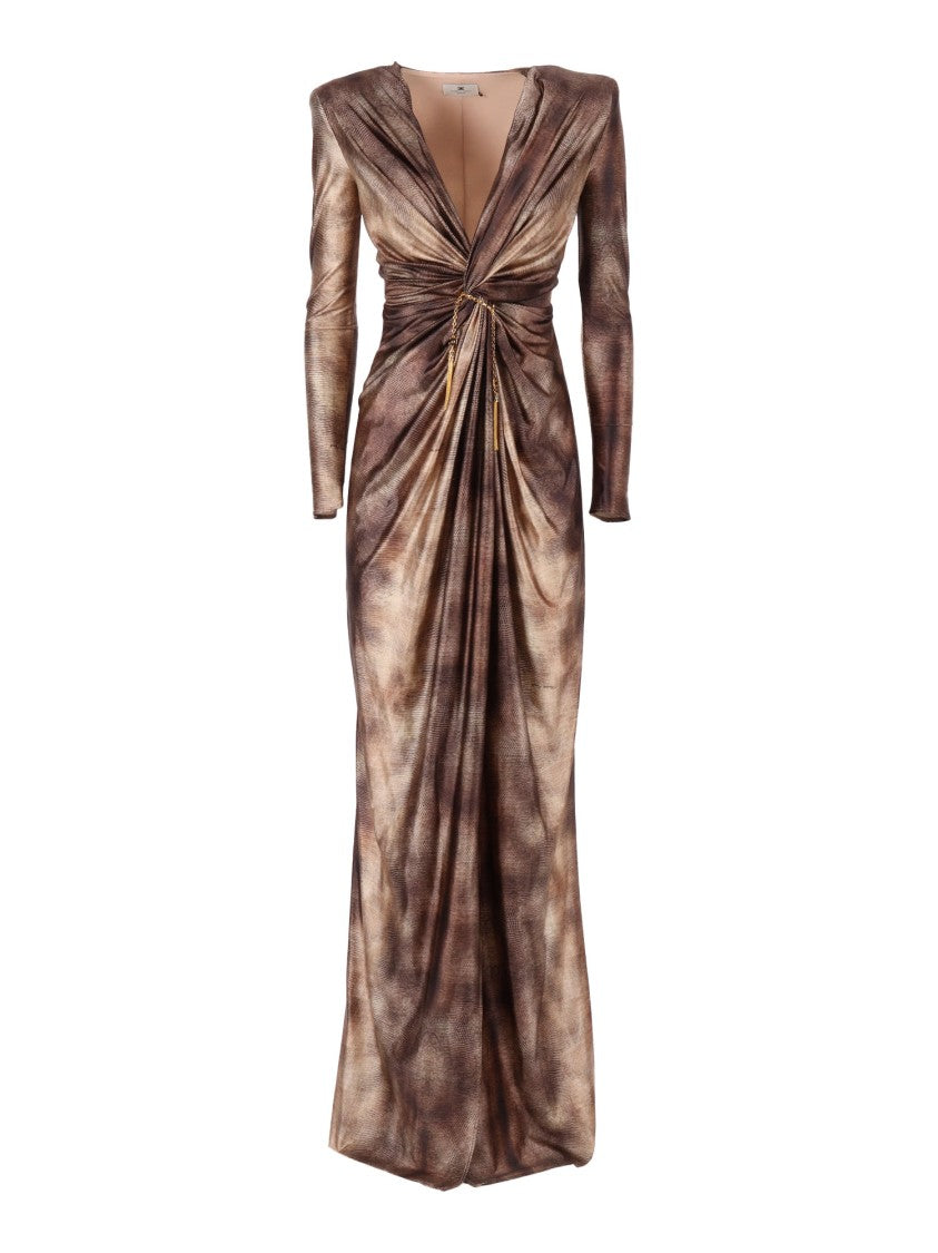Elisabetta Franchi Floor-Length Dress