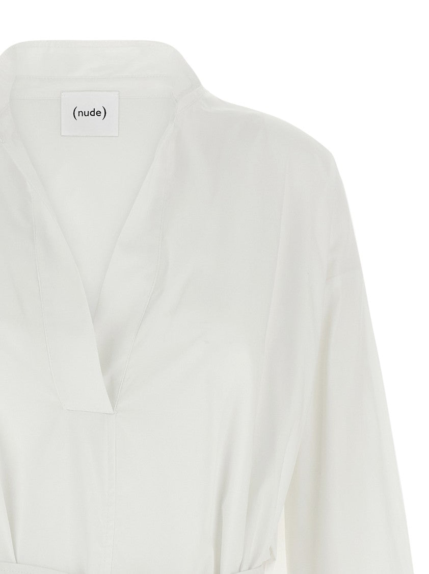 Nude Chemisier Dress