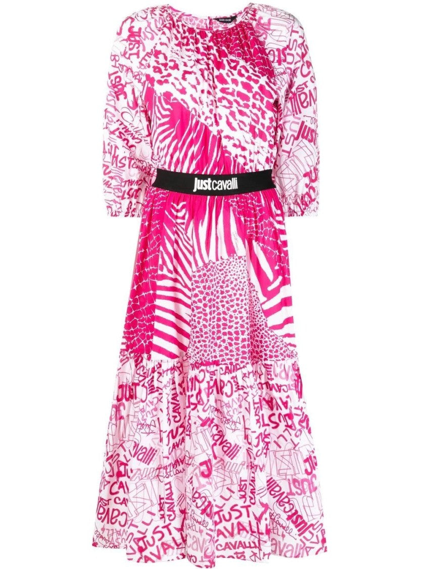 Just Cavalli Animal Mix Dress