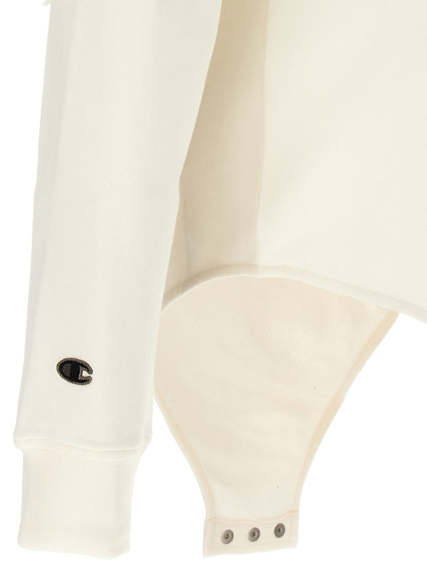 Rick Owens Champion X  Hooded Bodysuit