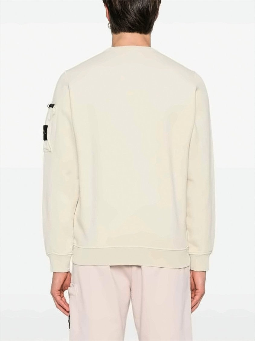 Stone Island Long-Sleeve Cotton T-Shirt With Patch Detail
