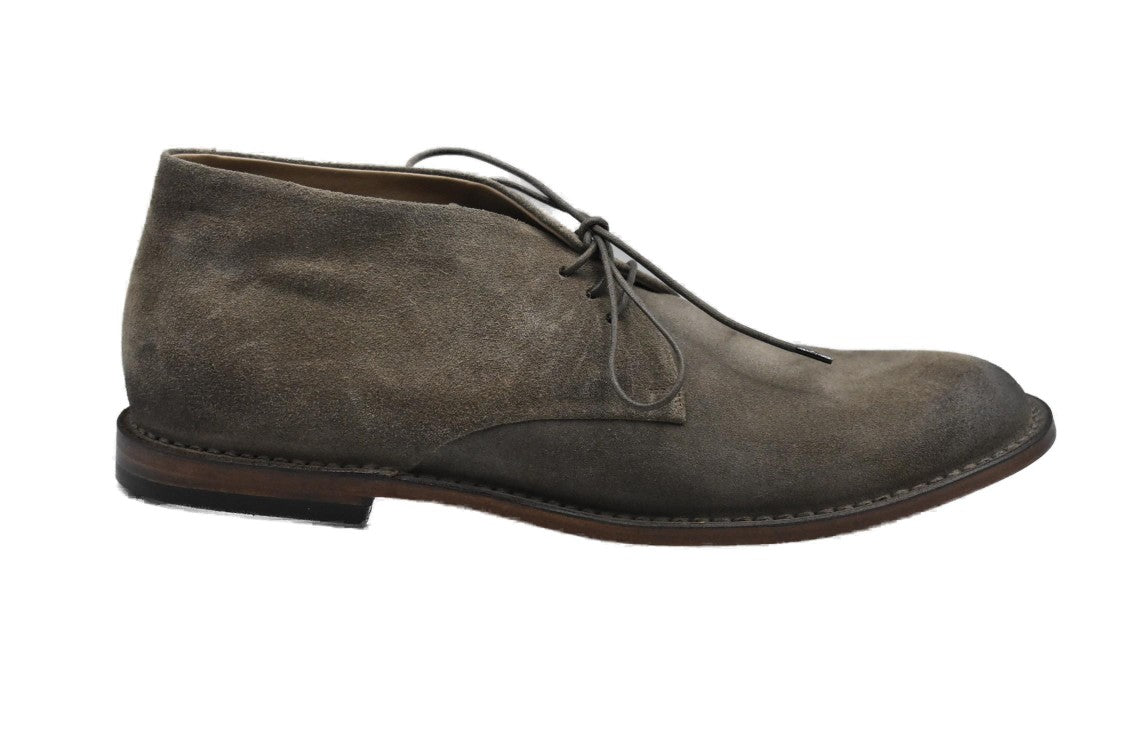 Pantanetti Low-Cut Suede Shoes With Rounded Toe