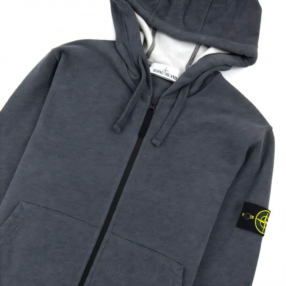 Stone Island Casual Grey Zip-Up Jacket