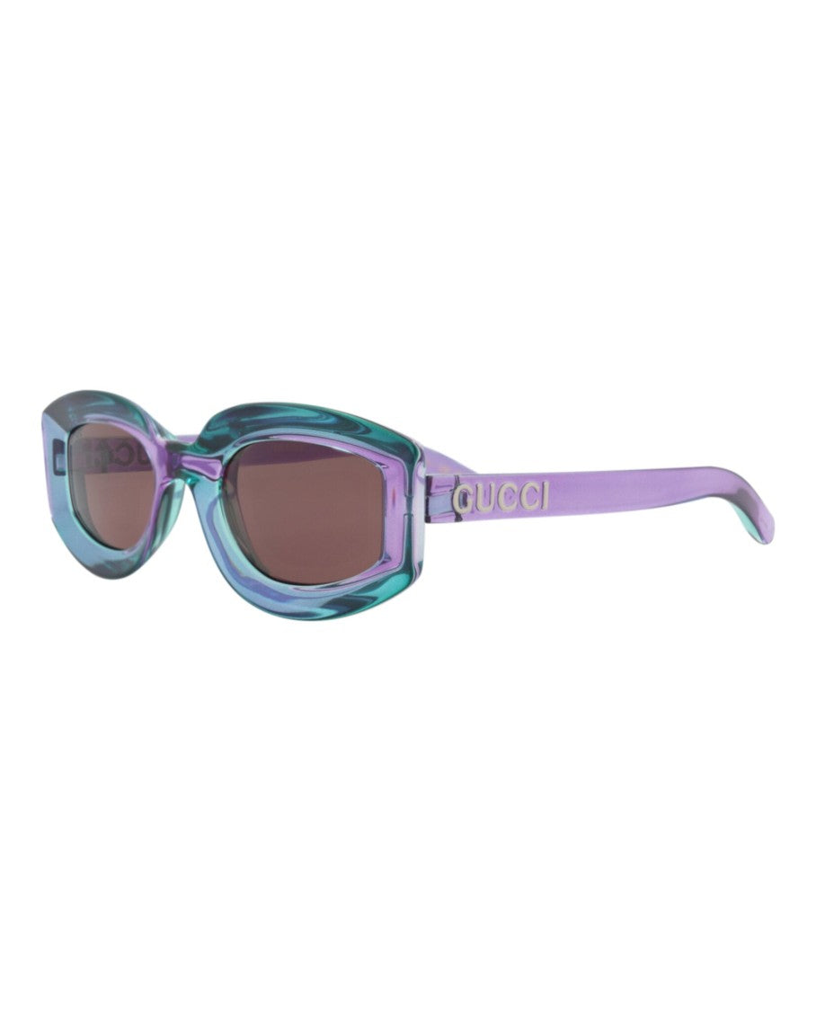 Gucci Cat Eye-Frame Injection Sunglasses