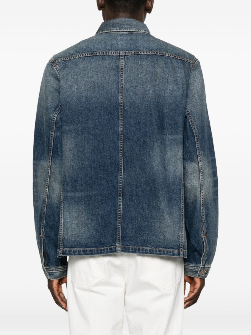 Tom Ford Flap-Pocket Denim Shirt