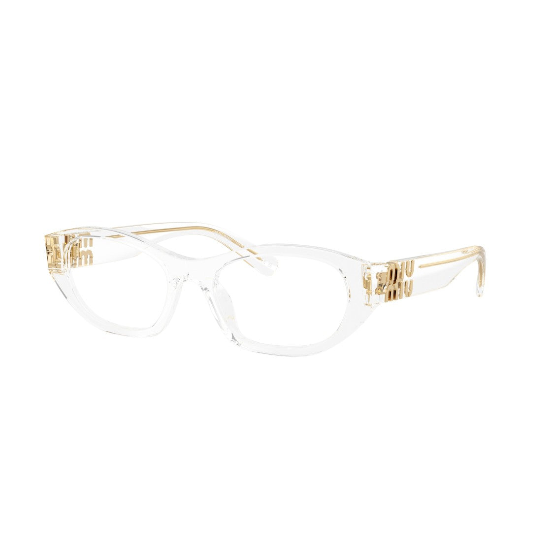 Miu Miu 0Mu 03Wv Transparent Acetate Eyeglasses