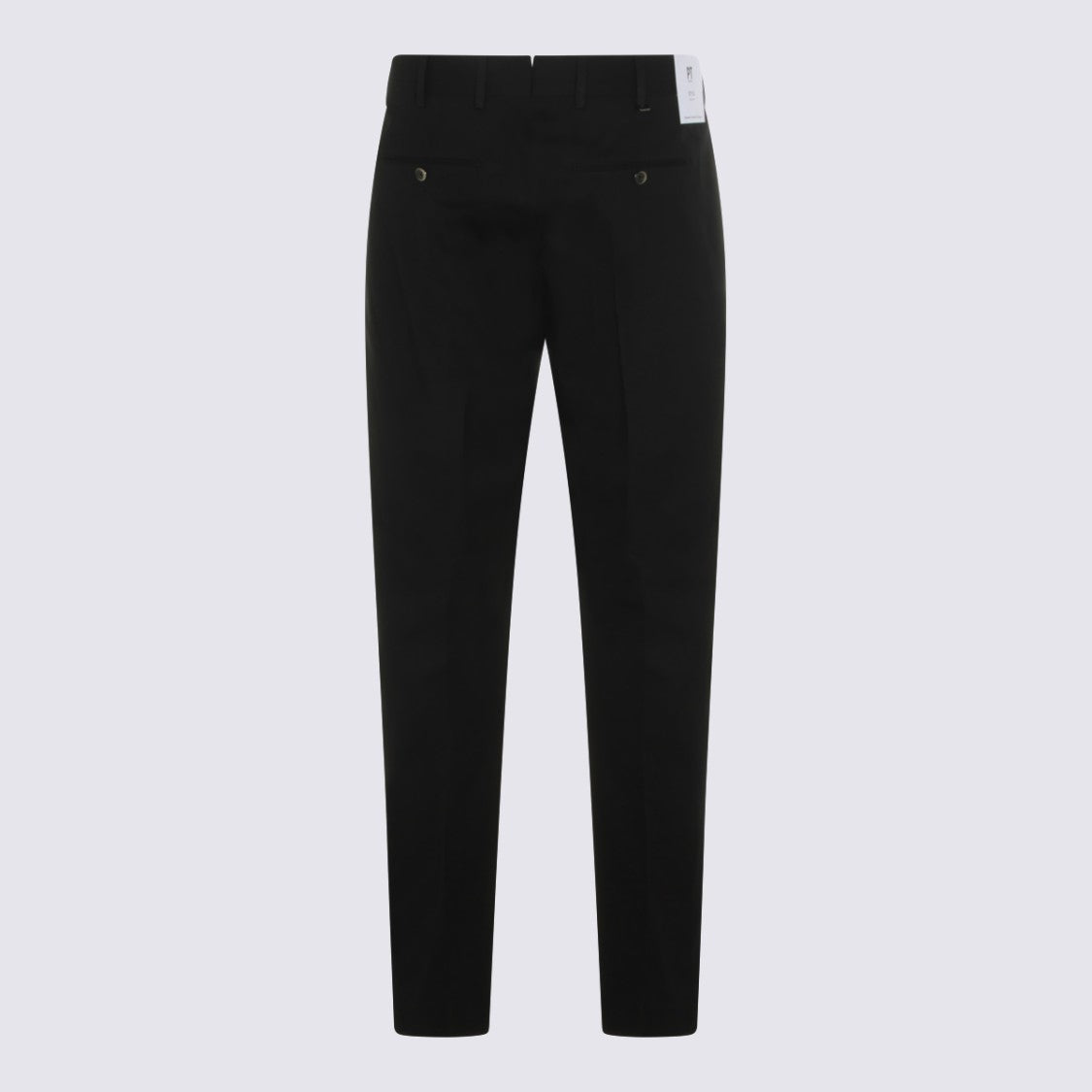 Pt Torino Tailored Slim Fit Trousers With Button Closure And Welt Pockets