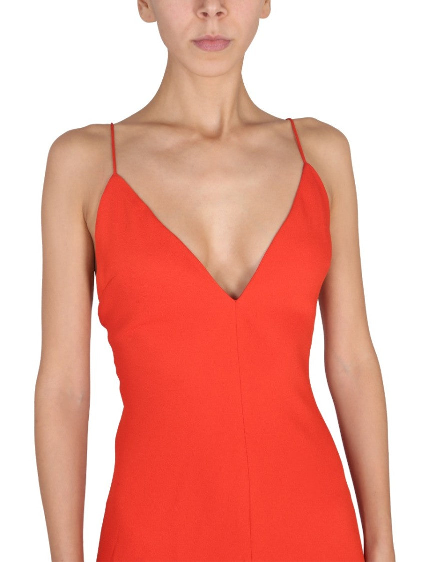 Stella Mccartney Maxi V-Neck Dress