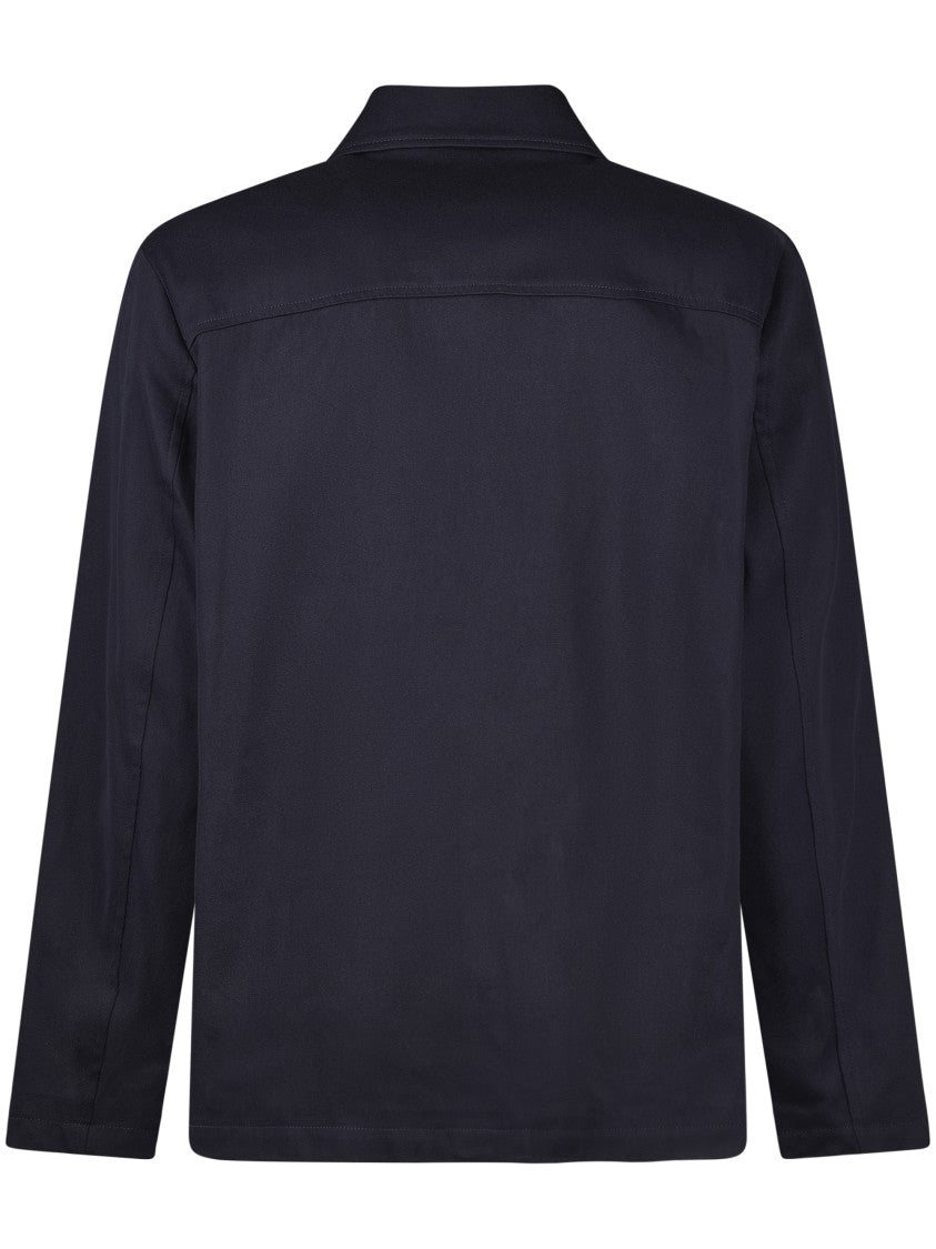 A.P.C. Button-Up Jacket With Structured Collar And Chest Pocket