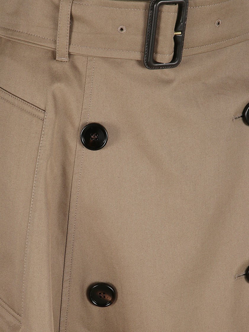 Burberry High-Waisted Midi Skirt